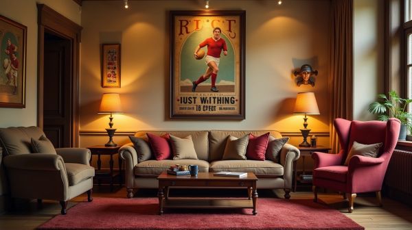 Rendez votre déco unique avec un poster rugby stylé